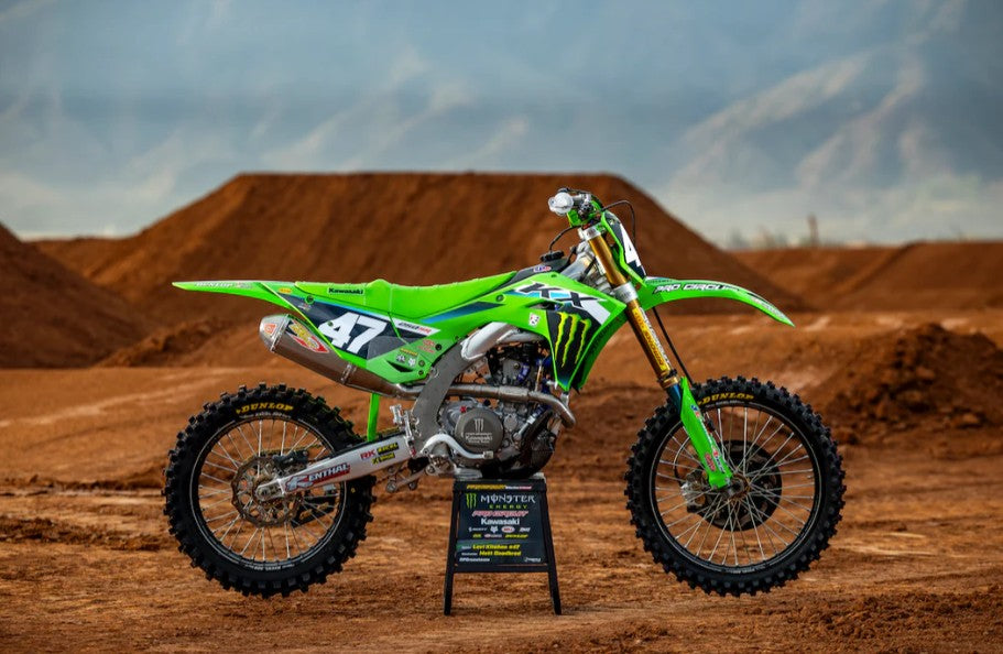 Throttle Syndicate Kawasaki KX250F 21-26 KX450F 19-26 Green Factory Complete Seat