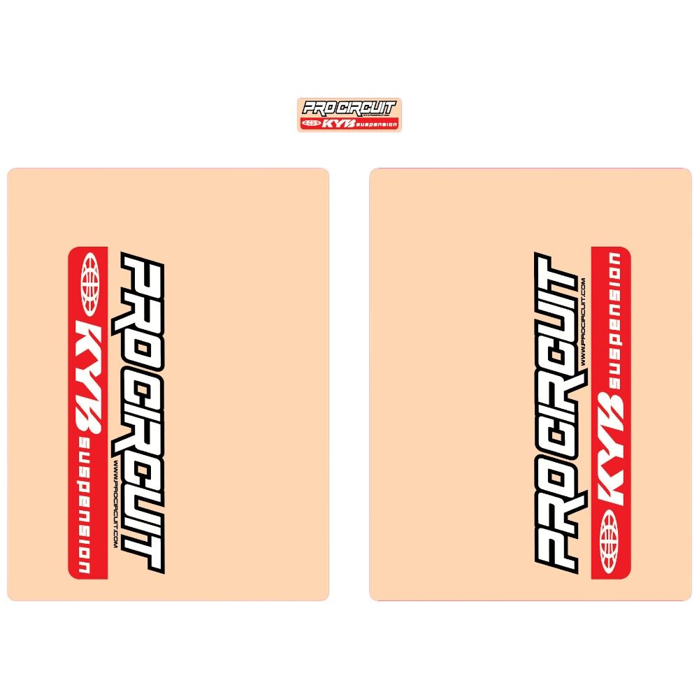 Throttle Syndicate Pro Circuit KYB Fork Decals