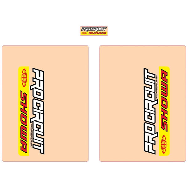 Throttle Syndicate Pro Circuit Showa Fork Decals