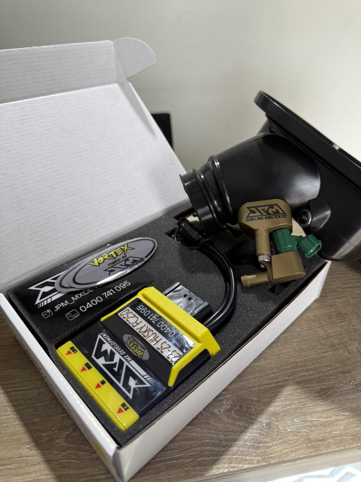 JPM KTM/Husqvarna/GASGAS 250 SX-F/FC/MC-F 23-26 2nd Injector Kit - Complete with Airbox and Vortex