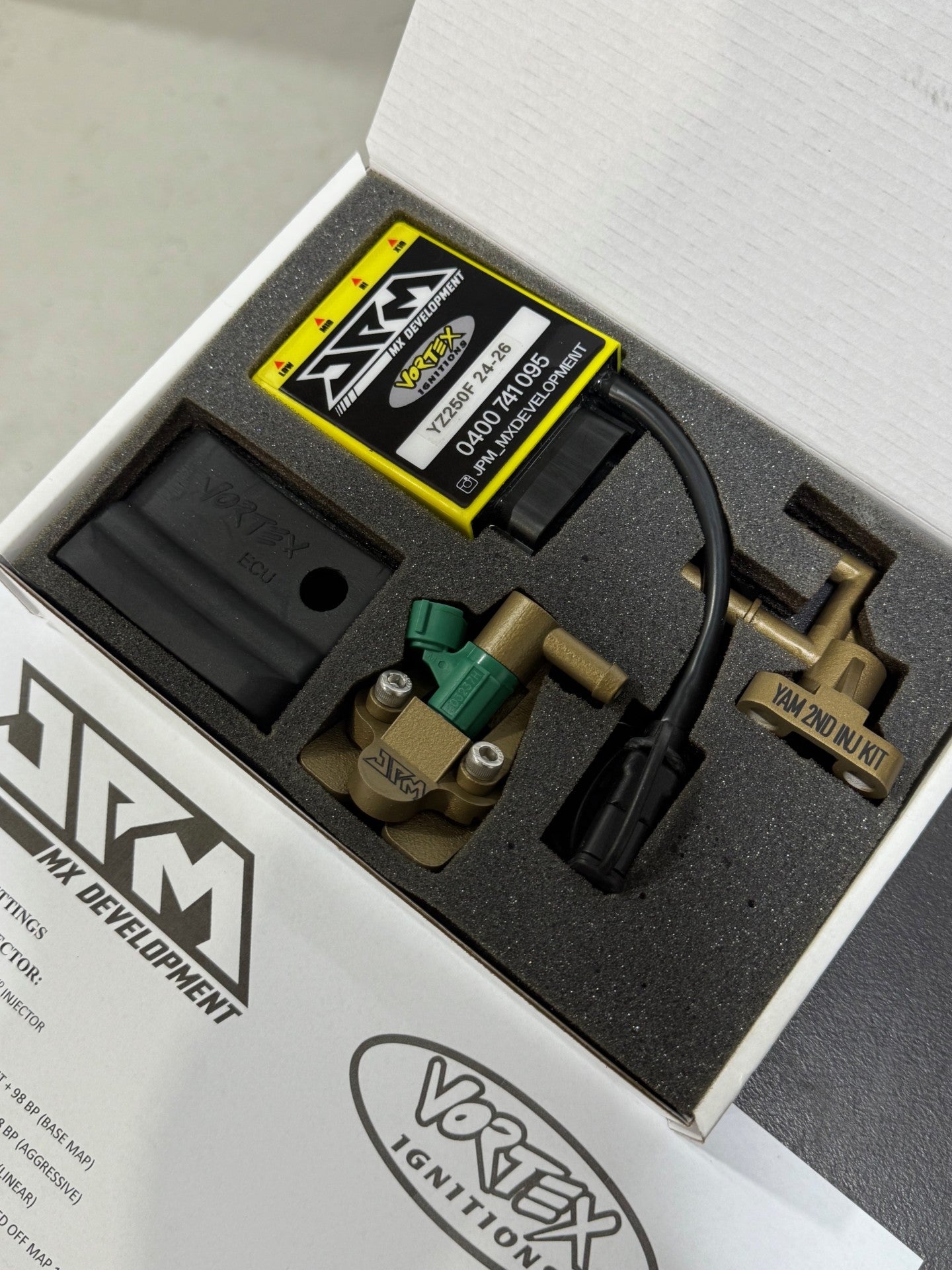 JPM Yamaha YZ250F 24–26 2nd Injector Kit - Complete with Airbox and Vortex