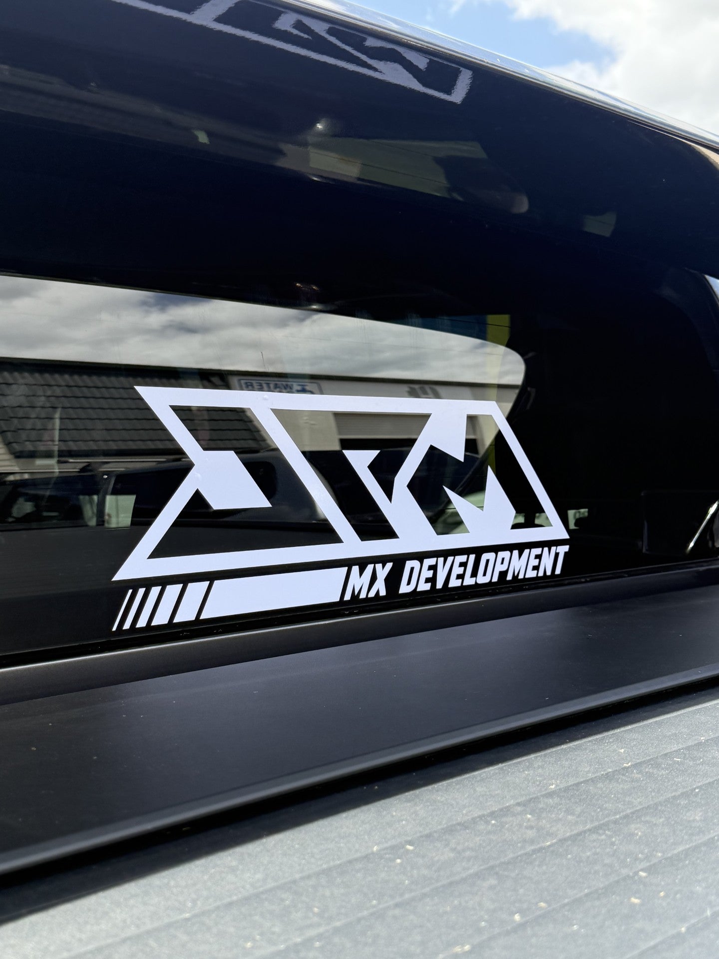 JPM Window Banner Sticker